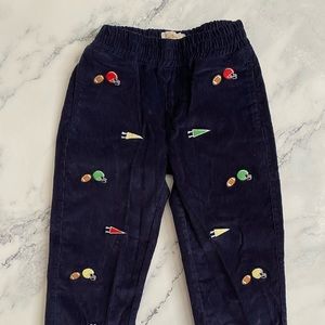 Beaufort Bonnet Boys Critter Corduroy Football Pants Size 4T